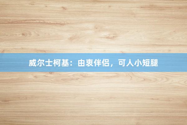 威尔士柯基：由衷伴侣，可人小短腿